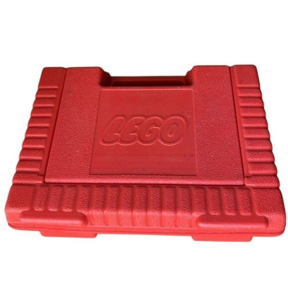 Lego Vintage 1985 Red Hard Plastic Carrying Case - Picture 2 of 8